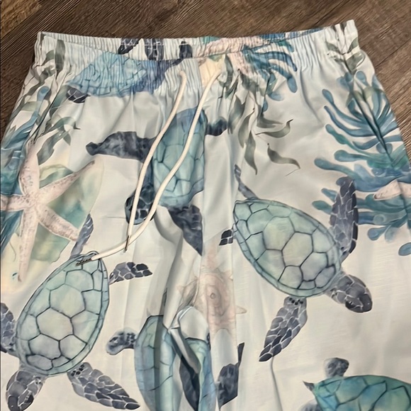 Women's Sea Turtle Print Pajama Pants - Picture 4 of 7